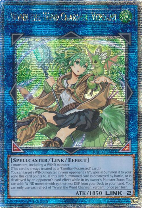 Wynn the Wind Charmer, Verdant (Quarter Century Secret Rare) [RA03-EN045] Quarter Century Secret Rare | Chromatic Games