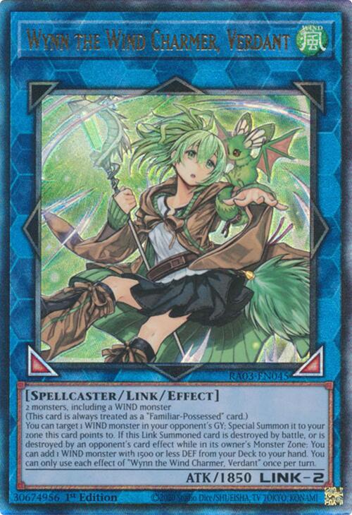 Wynn the Wind Charmer, Verdant (UTR) [RA03-EN045] Prismatic Ultimate Rare | Chromatic Games