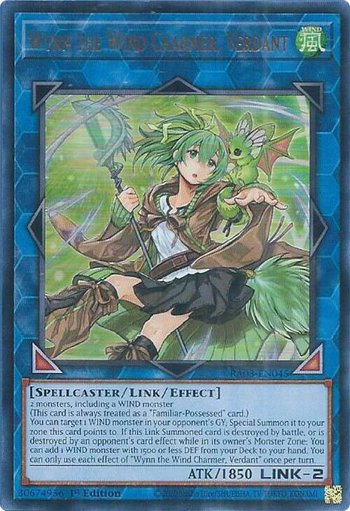 Wynn the Wind Charmer, Verdant (UR) [RA03-EN045] Ultra Rare | Chromatic Games