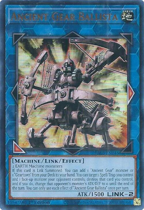 Ancient Gear Ballista (UR) [RA03-EN046] Ultra Rare | Chromatic Games