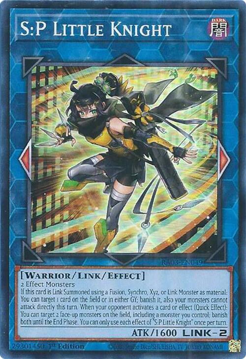 S:P Little Knight [RA03-EN049] Super Rare | Chromatic Games