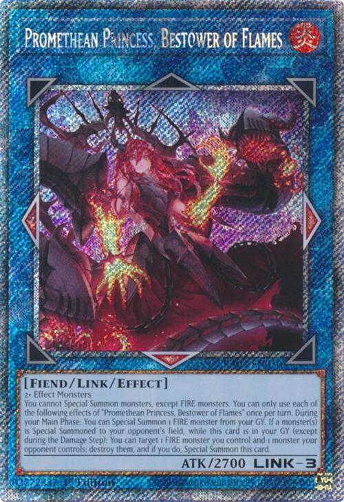 Promethean Princess, Bestower of Flames (Platinum Secret Rare) [RA03-EN050] Platinum Secret Rare | Chromatic Games