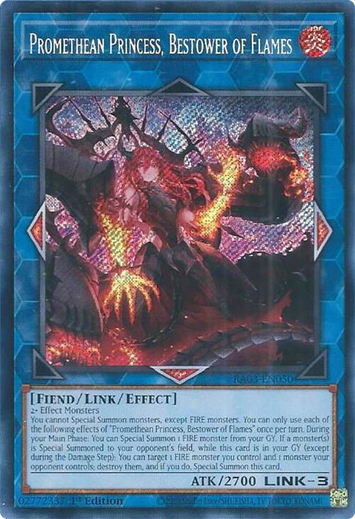 Promethean Princess, Bestower of Flames (Secret Rare) [RA03-EN050] Secret Rare | Chromatic Games