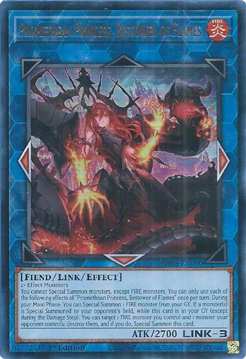 Promethean Princess, Bestower of Flames (UR) [RA03-EN050] Ultra Rare | Chromatic Games
