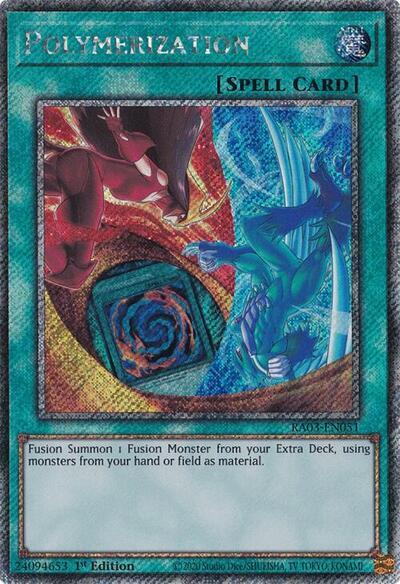 Polymerization (Platinum Secret Rare) [RA03-EN051] Platinum Secret Rare | Chromatic Games