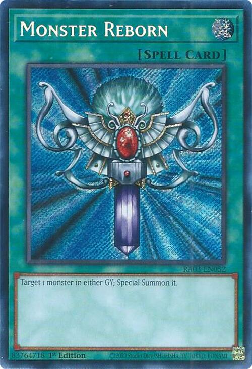 Monster Reborn (Secret Rare) [RA03-EN052] Secret Rare | Chromatic Games