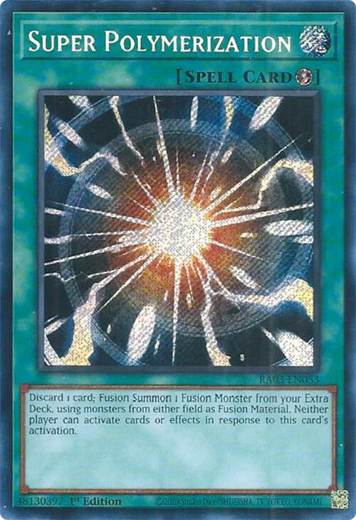 Super Polymerization (Secret Rare) [RA03-EN053] Secret Rare | Chromatic Games