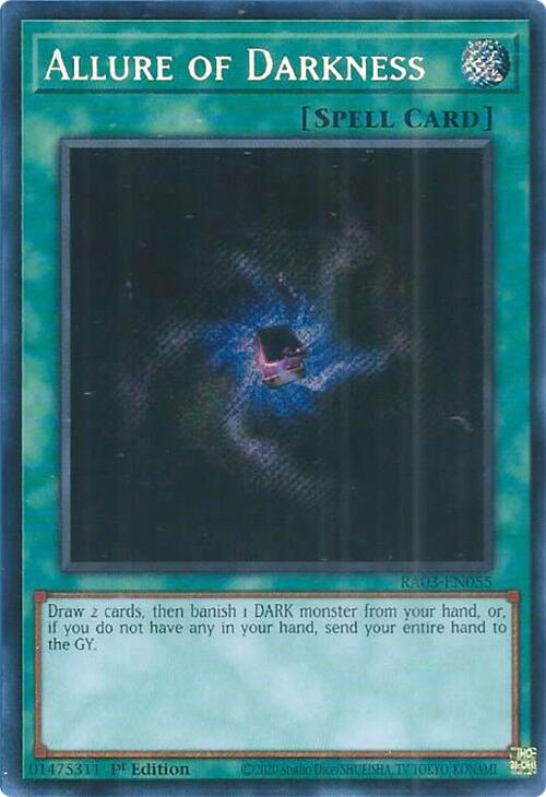 Allure of Darkness (Secret Rare) [RA03-EN055] Secret Rare | Chromatic Games