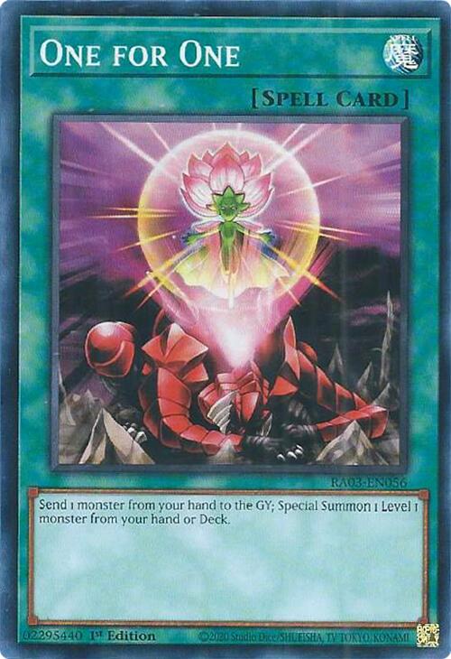 One for One [RA03-EN056] Super Rare | Chromatic Games