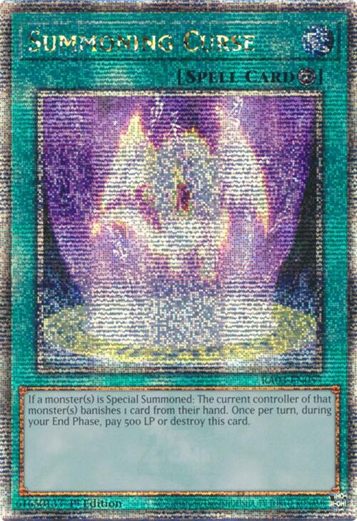 Summoning Curse (Quarter Century Secret Rare) [RA03-EN057] Quarter Century Secret Rare | Chromatic Games