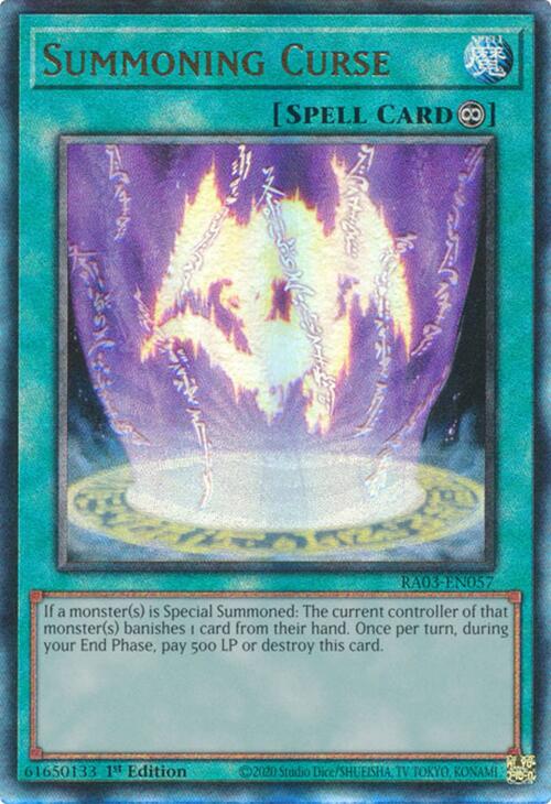 Summoning Curse (UTR) [RA03-EN057] Prismatic Ultimate Rare | Chromatic Games