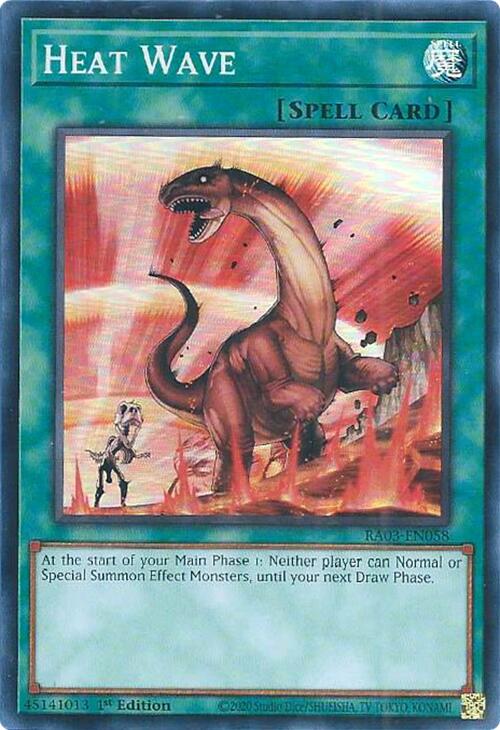 Heat Wave [RA03-EN058] Super Rare | Chromatic Games