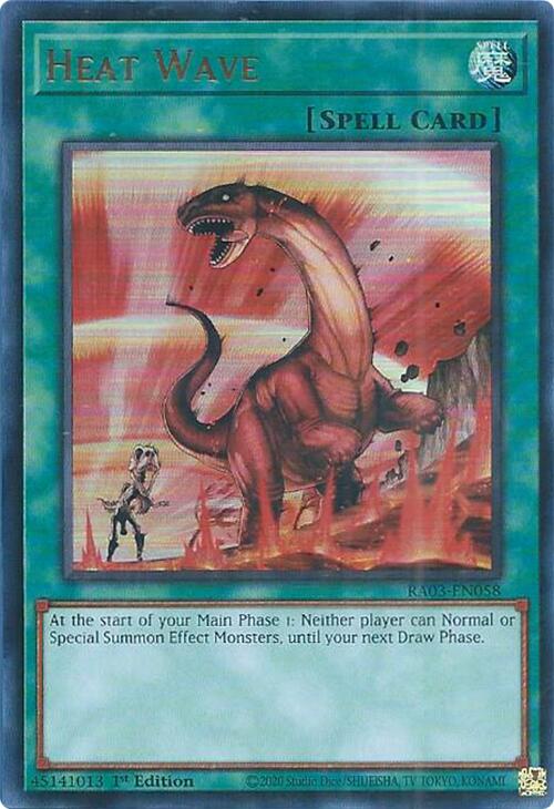 Heat Wave (UR) [RA03-EN058] Ultra Rare | Chromatic Games