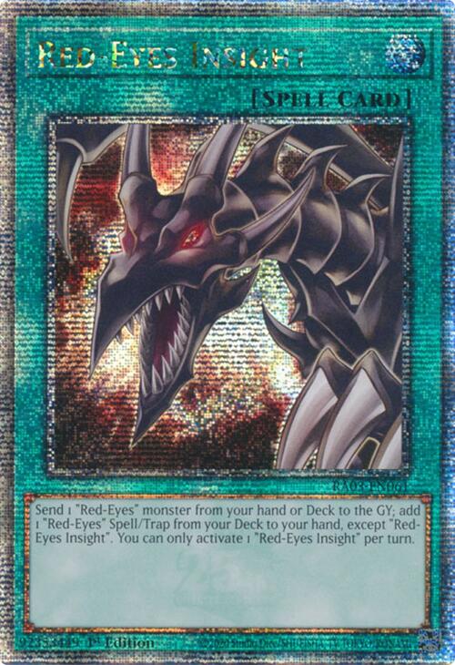 Red-Eyes Insight (Quarter Century Secret Rare) [RA03-EN061] Quarter Century Secret Rare | Chromatic Games