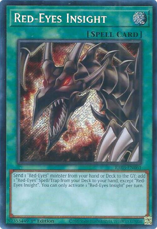 Red-Eyes Insight (Secret Rare) [RA03-EN061] Secret Rare | Chromatic Games