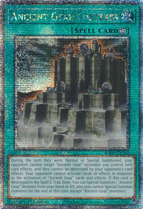 Ancient Gear Fortress (Quarter Century Secret Rare) [RA03-EN062] Quarter Century Secret Rare | Chromatic Games