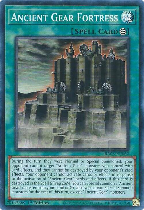 Ancient Gear Fortress [RA03-EN062] Super Rare | Chromatic Games