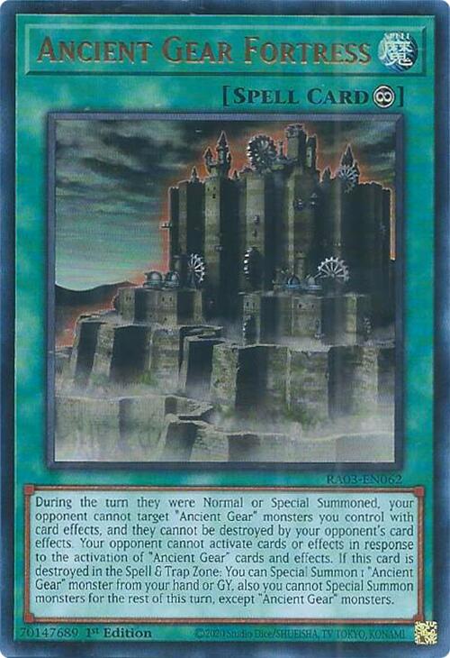 Ancient Gear Fortress (UR) [RA03-EN062] Ultra Rare | Chromatic Games