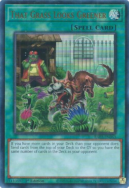 That Grass Looks Greener (UR) [RA03-EN063] Ultra Rare | Chromatic Games