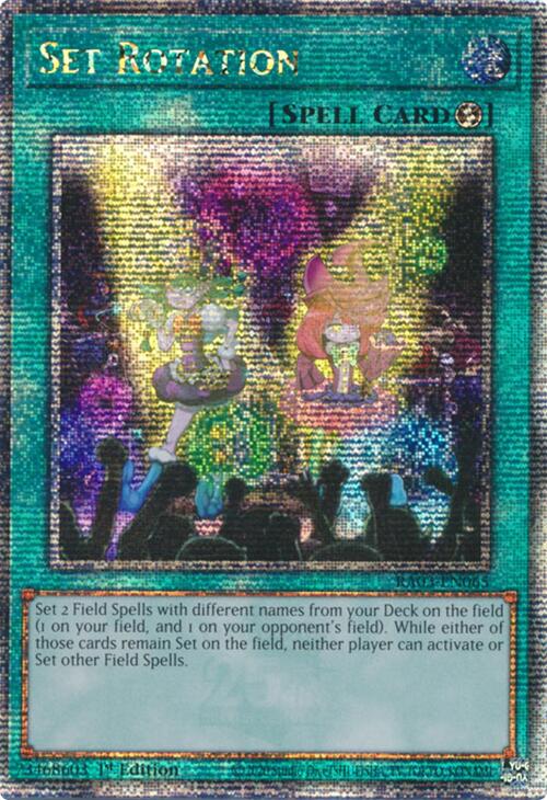 Set Rotation (Quarter Century Secret Rare) [RA03-EN065] Quarter Century Secret Rare | Chromatic Games