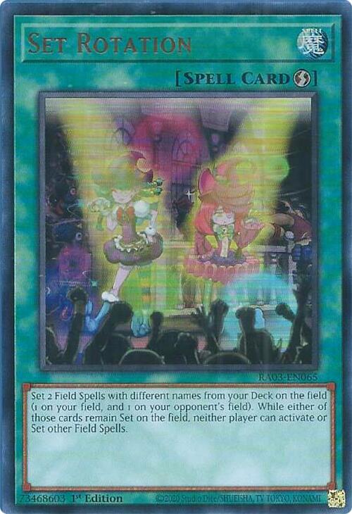Set Rotation (UR) [RA03-EN065] Ultra Rare | Chromatic Games