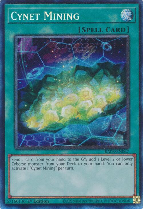 Cynet Mining (CR) [RA03-EN067] Prismatic Collector's Rare | Chromatic Games