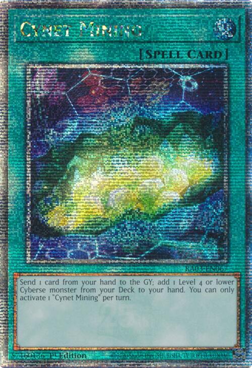 Cynet Mining (Quarter Century Secret Rare) [RA03-EN067] Quarter Century Secret Rare | Chromatic Games