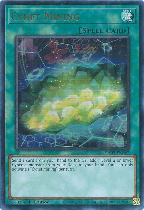 Cynet Mining (UR) [RA03-EN067] Ultra Rare | Chromatic Games