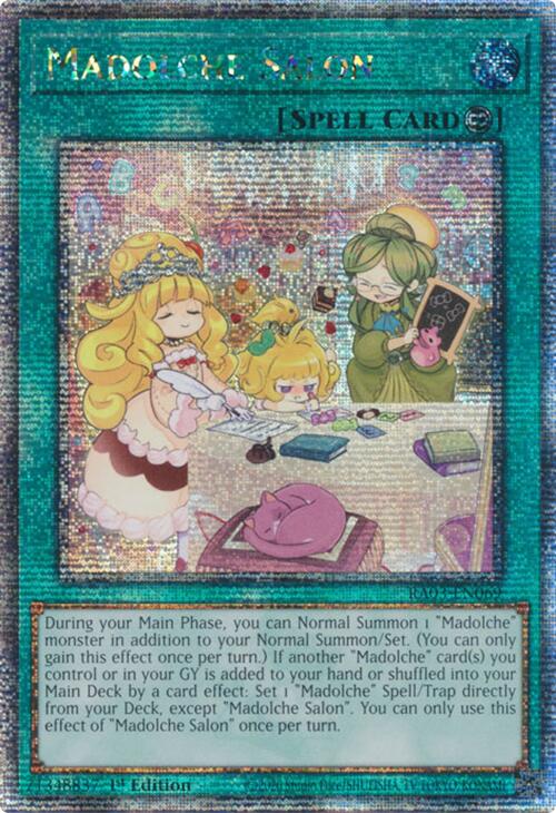 Madolche Salon (Quarter Century Secret Rare) [RA03-EN069] Quarter Century Secret Rare | Chromatic Games
