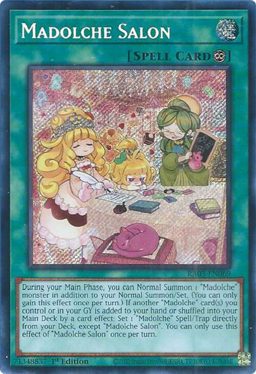 Madolche Salon (Secret Rare) [RA03-EN069] Secret Rare | Chromatic Games