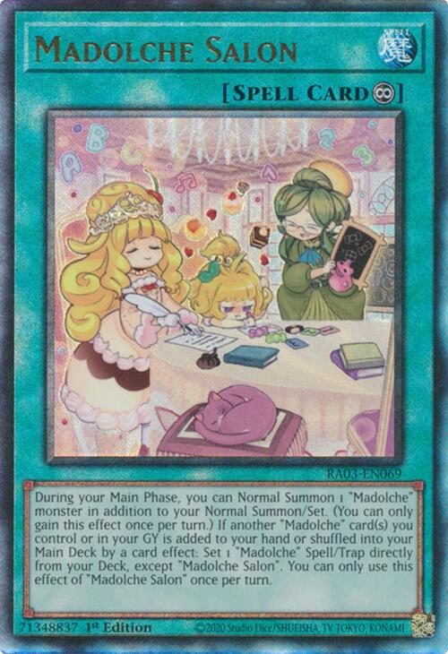 Madolche Salon (UTR) [RA03-EN069] Prismatic Ultimate Rare | Chromatic Games