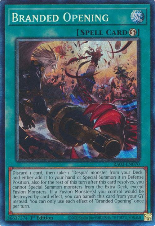 Branded Opening (CR) [RA03-EN070] Prismatic Collector's Rare | Chromatic Games