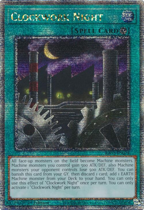 Clockwork Night (Quarter Century Secret Rare) [RA03-EN071] Quarter Century Secret Rare | Chromatic Games