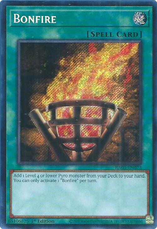 Bonfire (Secret Rare) [RA03-EN073] Secret Rare | Chromatic Games