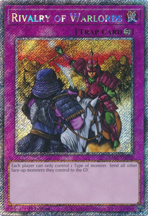 Rivalry of Warlords (Platinum Secret Rare) [RA03-EN075] Platinum Secret Rare | Chromatic Games