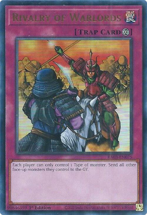 Rivalry of Warlords (UR) [RA03-EN075] Ultra Rare | Chromatic Games