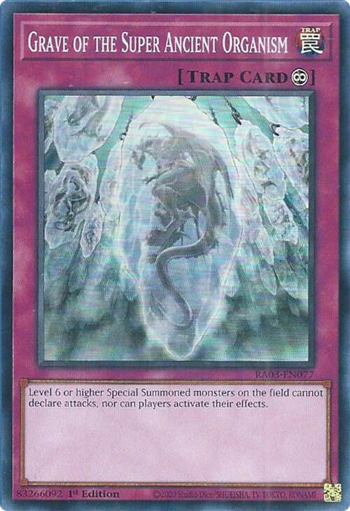 Grave of the Super Ancient Organism [RA03-EN077] Super Rare | Chromatic Games