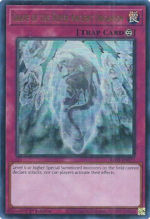 Grave of the Super Ancient Organism (UR) [RA03-EN077] Ultra Rare | Chromatic Games