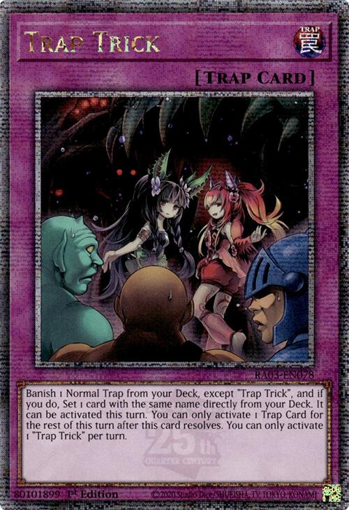 Trap Trick (Quarter Century Secret Rare) [RA03-EN078] Quarter Century Secret Rare | Chromatic Games