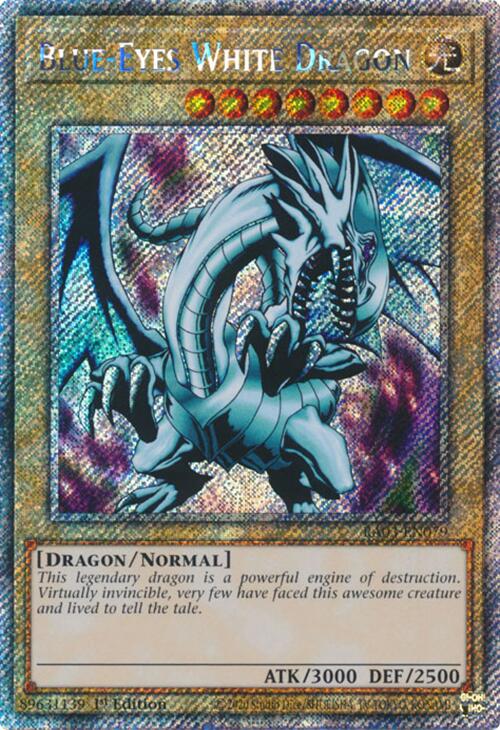 Blue-Eyes White Dragon (Platinum Secret Rare) [RA03-EN079] Platinum Secret Rare | Chromatic Games