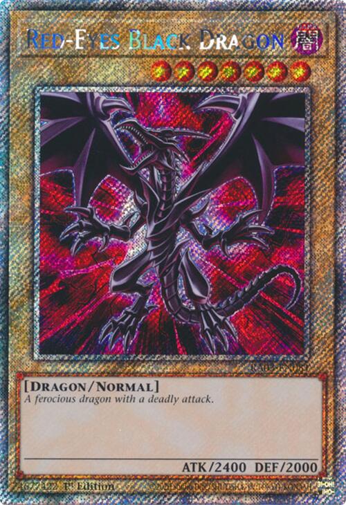 Red-Eyes Black Dragon (Platinum Secret Rare) [RA03-EN081] Platinum Secret Rare | Chromatic Games