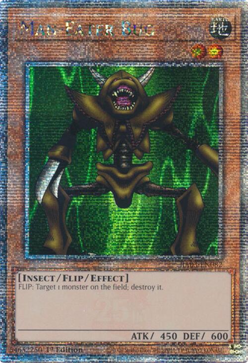 Man-Eater Bug (Quarter Century Secret Rare) [RA03-EN082] Quarter Century Secret Rare | Chromatic Games