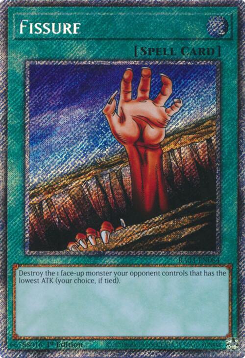 Fissure (Platinum Secret Rare) [RA03-EN084] Platinum Secret Rare | Chromatic Games
