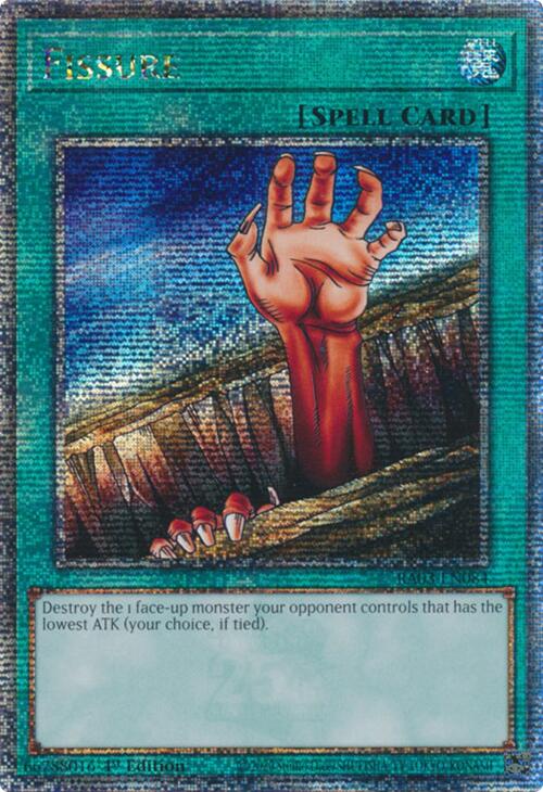 Fissure (Quarter Century Secret Rare) [RA03-EN084] Quarter Century Secret Rare | Chromatic Games