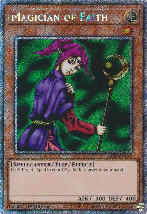 Magician of Faith (Platinum Secret Rare) [RA03-EN090] Platinum Secret Rare | Chromatic Games