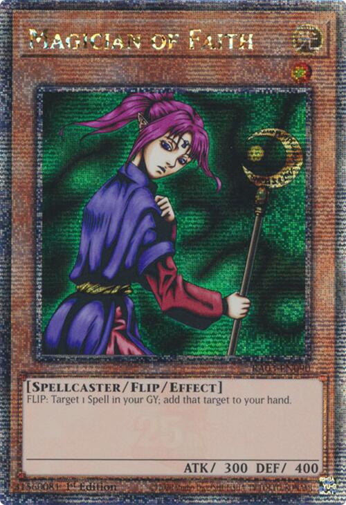 Magician of Faith (Quarter Century Secret Rare) [RA03-EN090] Quarter Century Secret Rare | Chromatic Games