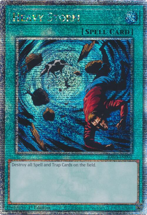 Heavy Storm (Quarter Century Secret Rare) [RA03-EN092] Quarter Century Secret Rare | Chromatic Games