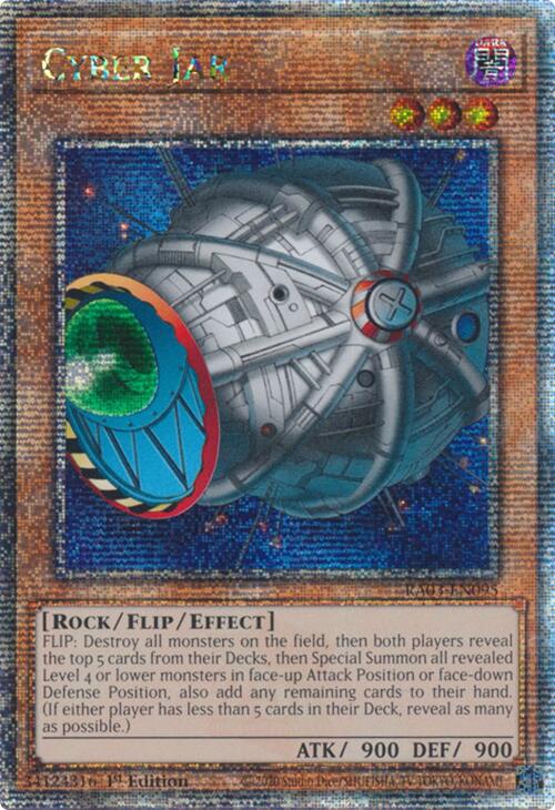 Cyber Jar (Quarter Century Secret Rare) [RA03-EN095] Quarter Century Secret Rare | Chromatic Games