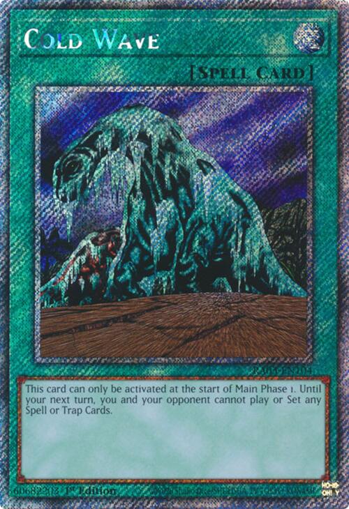 Cold Wave (Platinum Secret Rare) [RA03-EN104] Platinum Secret Rare | Chromatic Games