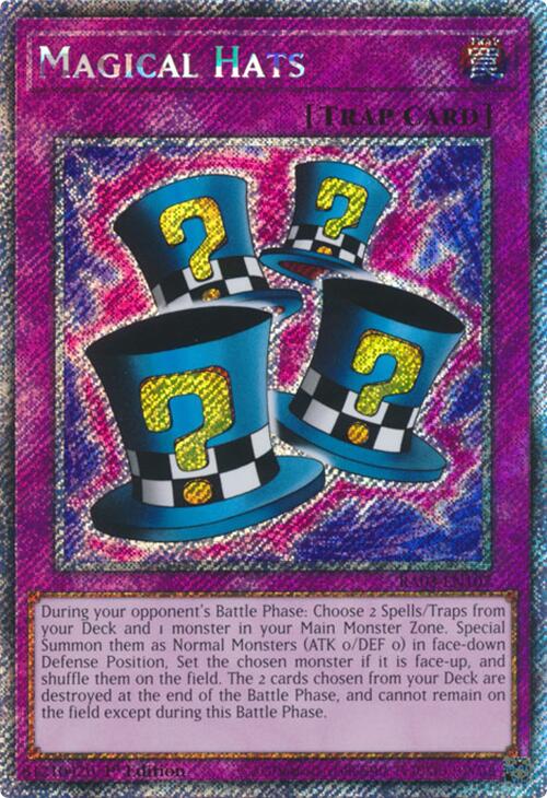 Magical Hats (Platinum Secret Rare) [RA03-EN107] Platinum Secret Rare | Chromatic Games